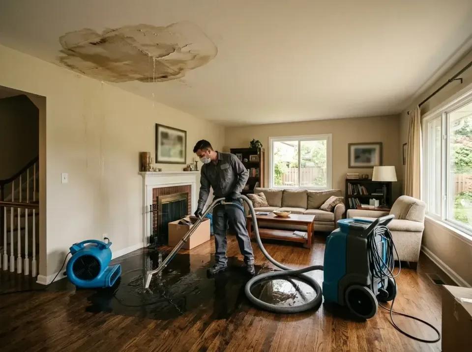 attic-pipe-burst-ceiling-drip-008 — frequently asked questions, Water Damage Restoration & Carpet Care in Milford, IA